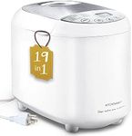 KITCHENARM 19-in-1 HANDY Bread Machine (2LB 1.5LB 1LB 3 Loaf Sizes) - Beginner Friendly Bread Maker Machine with Gluten Free Setting 3 Crusts - Bread Making Machine with Recipes
