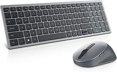 DELL KM7120W Teclado RF Wireless + Bluetooth QWERTY ALEMÁN Gris, Titanio