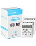 Anti Fog Glasses Wipes MOSSLIAN Lens Cleaning Wipes for Glasses, Smartphone, iPhone, Screens and Other Delicate Surfaces, Pack of 50