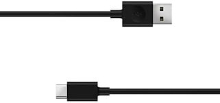 Amazon 3ft USB to USB-C Cable, Black (designed for use with Fire tablets and USB-C compatible devices)