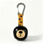 Bear Bell Wildlife Deterrent with Zinc Alloy Carabiner Clip