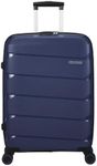 American Tourister Air Move Spinner M Suitcase, 66 cm, 61 L, Midnight Navy, Blue (Midnight Navy), M (66 cm - 61 L), Case