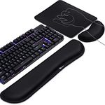 Gimars 3Pcs Memory Foam Keyboard Wr