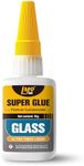 LMQ Glass Glue, 30g Glass Adhesive, Super Glue for Glass, Glass Products, DIY Craft, Jewelry, Art and Many More - Ultra Thick