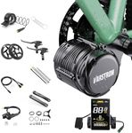 TSDZ8 48V750W Mid Drive Kit,Upgraded 1056W Peak Power Torque Sensored Mid Drive Ebike Conversion Kit, Electric Bike Kits with SW2M58 Display for 68-73MM Bottom Bracket Mountain Bike,Citybike,Tricycle