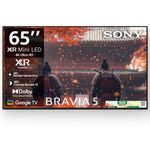 Sony 164 cm (65 inches) BRAVIA 5 4K Ultra HD Smart Mini LED Google TV K-65XR50