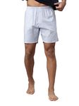 Levi's Men's Cotton Style #028 Plain Woven Regular Fit Solid Boxer Shorts (Pack of 1) (#028-BS_Light Blue Melange_XL)