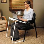 Adjustable Folding Table TV Dinner Laptop Table Mate Travelling Tray Desk