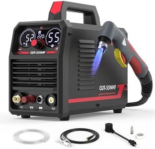 YESWELDER CUT-55NHF Plasma Cutter, Non-High Frequency Non-Touch Pilot Arc, 55 Amp 110/220V Dual Voltage, Large Digital Display Plasma Cutting Machine