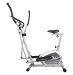 Welcare WC6044 Elliptical Cross Trainer for Home use with Adjustable seat, Free Diet Plan,Hand Pulse Sensor, Anti Slip Pedal, LCD Monitor, Adjustable Resistance Magnetic Exercise Cycle for Home Gym