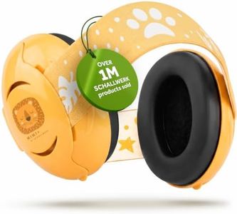Schallwerk ® Mini+ Baby Ear Muffs (Lion Honey) – Noise Protection for Babies, Infants, Toddlers – CE & ANSI Certified – Kids Noise Reduction Headphones