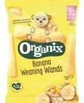 Organix Banana Weaning Wands 6+ Months 25g (Pack of 5)