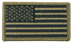 Rothco OCP American Flag Patch With Hook Back