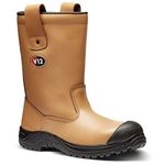 V12 Polar, Fur Lined Safety Rigger, 10 UK 44 EU, Tan