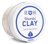 ace high Unscented Hair Clay, Strong Hold, Satin to Matte Finish, Adds Texture and Thickness, 4oz