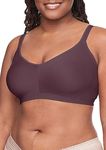 Warner's Women's Easy Does It® Underarm-smoothing With Seamless Stretch Wireless Lightly Lined Comfort Bra Rm3911a, Vino, S