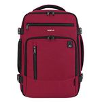 ECOHUB Ryanair Cabin Bag 40x20x25 Travel Hand Luggage Backpack Recycled PET Eco Friendly Under Seat Carry-ons Bag 20L, Patented, Red