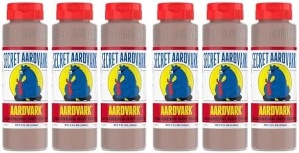 Secret Aardvark Habanero Hot Sauce | Made with Habanero Peppers & Roasted Tomatoes | Non-GMO, Low Sugar, Low Carb | Awesome Hot Sauce & Marinade 8 oz (6 pack)