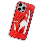 Onemiliayears Cool Red Sports Shoe Phone Case, 3D Funny Basketball Shoes iPhone 7P/8P Case, Non-Slip Design and Shock Absorption Phone Case for Teen Girls, Boys, Women and Men(iPhone - 7P/8P)