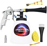 Practisol Car Interior Cleaner, Auto Detail Tools Car Detailing Kit(Needs Air Compressor) High Pressure Car Cleaning Gun Car Cleaning Kit for Vehicle Upholstery Carpet Seat