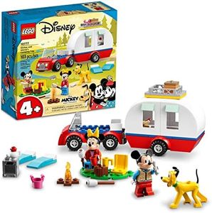 Lego Mickey & Friends 10777 Mickey and Minnie Exciting Camping, Toy Blocks, Present, Pretend Play, Boys, Girls, Ages 4 and Up