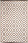 Aztec Foldable Large Size Outdoor Rug for Picnic, Camping, Outdoor Patio, Garden, RV Camping | Weatherproof and Water-Repellent (Beige, 270cm x 360cm)