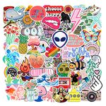 100PCS Cute Stickers for Water Bottles, Assorted Funny Vsco Aesthetic Stickers Packs, Vinyl Waterproof Decals for Computer Skateboard Luggage Laptop, Perfect Presents for Kids, Teens, Adults