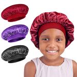 Kids Sleeping Caps - Childs Bonnet Hair Satin Bonnets Kids Curly Hair Sleep Cap for Kids Girls 4 Packs