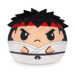 TeeTurtle Street Fighter 4" Reversible Plushie - Street Fighter - Ryu & Chun Li - Cute Kawaii Soft Stuffed Animal