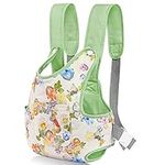 Aolso Baby Doll Carrier, Doll Carrier Soft Cotton, Front and Back Carrying with Adjustable Straps for Baby, 14" to 18" Doll Carrier Seat for Baby Born, Carrier Doll Accessories for Kids (Green)