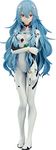 Good Smile Rebuild of Evangelion: Rei (Long Hair Ver.) Pop Up Parade PVC Figure, Multicolor