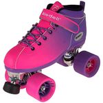 Riedell Skates - Dart Ombré - Quad Roller Speed Skate | Purple & Pink | Size 3