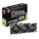 MSI GeForce RTX 3060 VENTUS 3X 12G OC Gaming Graphics Card - 12GB GDDR6, 1807 MHz, PCI Express Gen 4, 192 Bit, 3x DP v 1.4a, HDMI 2.1 (Supports 4K)