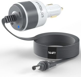 STARGEAR for Starlink Mini Car Adapter with 16.4FT Flat Cable, 24V Booster