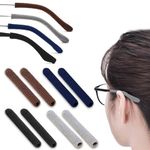 8 Pcs Eyeglass Ear Cushions, Soft Anti Slip Glasses Ear Pads Keep Glasses from Slipping, Glasses Ear Grip for Glasses Sunglasses Eyewear Reading Glasses(4 Pairs)