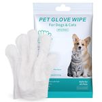 Herb Life Cleaning Glove for Dog and Cat, Wipes Gloves for Dog and Cat Fur Face, Ear, Eye, Paws Cleaning Wipes Pet Wash Free Gloves, Grooming Wipes for Pet No Rinse Thick Dog Wipes Gloves…