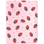 MAYCARI Strawberry Laptop Sleeve Compatible for 15 Inch-15.4 Inch Notebook Tablet iPad Tab, Compatible with 15"-15.4" MacBook Pro and MacBook Air, Waterproof Shock Resistant Bag Case for Women Men