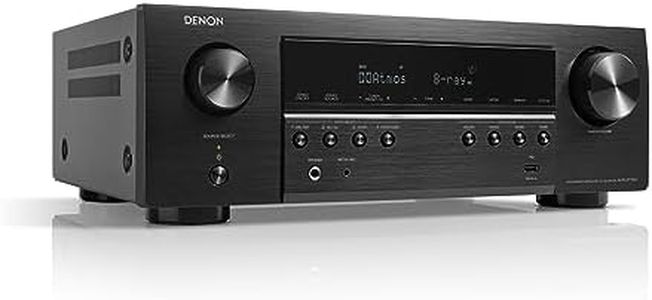 Denon AVR-S770H 8K AV Receiver, 7.2ch Home Cinema Amplifier, Dolby Atmos, DTS:X, Dolby Surround Sound, Alexa Compatible, Bluetooth, AirPlay 2 and HEOS Built-in Multiroom Audio