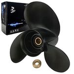 Boatman 12 1/4x9 Aluminum Outboard Boat Propeller fit Mercury Engines 25-70 Hp,13 Spline Tooth,RH,OEM NO.48-87818A45