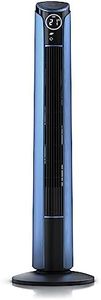 Brandson - Turmventilator mit Fernbedienung 108 cm - mobiler Lüfter - Ventilator 10 Grad neigbar - Standventilator mit Oszillation - 3 Geschwindigkeiten 4 Lüftungs-Modi - GS - Royal Blue