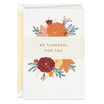 Hallmark Signature Studio Thanksgiving Card (Fall Flowers)