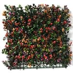 BeautifulWalls Plastic Artificial Wall Grass For Home Decoration (6 Pcs) I Grass Mat For Wall I Vertical Garden Artificial Wall Plants (Multicolour, 50Cm X 50Cm X 8Cm, Pack Of 6)