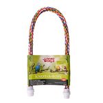 Living World Multi-Coloured Cotton Perch, 16mm Diameter X 65cm Length