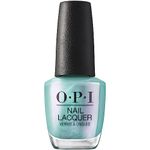 OPI Nail Lacquer, Sheer & Soft Pearl Finish Blue Nail Polish, Up to 7 Days of Wear, Chip Resistant & Fast Drying, Fall 2023 Collection, Big Zodiac Energy, Pisces the Future, 0.5 fl oz