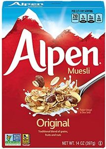 Alpen Original Muesli, Swiss Style Muesli Cereal, Whole Grain, Non-GMO Project Verified, Heart Healthy, Kosher, Vegan, 14 Oz Box