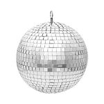 beamz MB20 Mirror Disco Ball 20cm - Premium Quality Small Glitterball for Party Decorations, Discoball for DJ, Events & Home Use, Mirror Ball, Glitter Ball, Disco Ball, Small Disco Ball