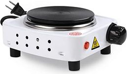 DINGPAI Hot Plate for Candle Making, White Color Electric Hot Plate for Melting Wax, Chocolate, Candy and More