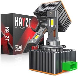 KAYZT D3S D3R LED Headlight Bulbs 20000 Lumens, 600% Brightness, 120W High Power, 6500K Cool White, Extremely Bright Conversion Kit, of 2
