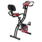 Magic Life Folding Exercise Bike with 10-Level Magnetic Resistance | Upright & Recumbent Foldable Stationary Bicycle for Home Use, Black