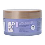 Schwarzkopf BLONDME Cool Blondes Neutralizing Mask, Purple Hair Mask with 3D Bond Repair Technology, 200 ml